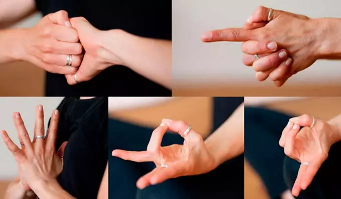 сложение пальцев