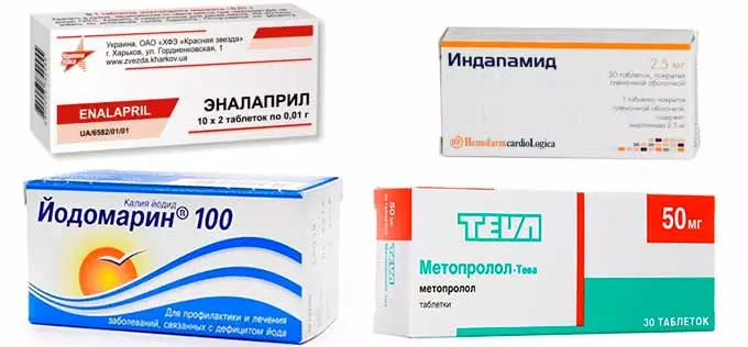 Медикаментозная терапия препараты при гипертонии и щитовидке