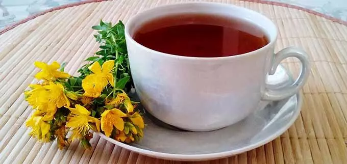 чай со зверобоем