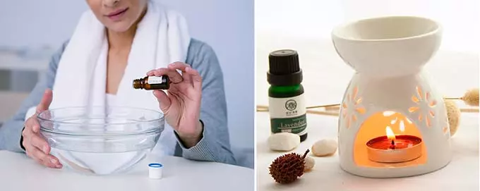 вдыхание эфирных масел