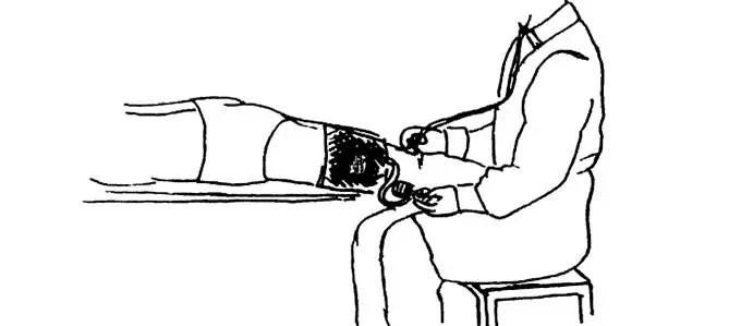 давление на бедре