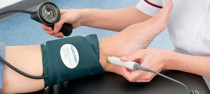 давление на лодыжке