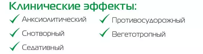 клинические эффекты препарата