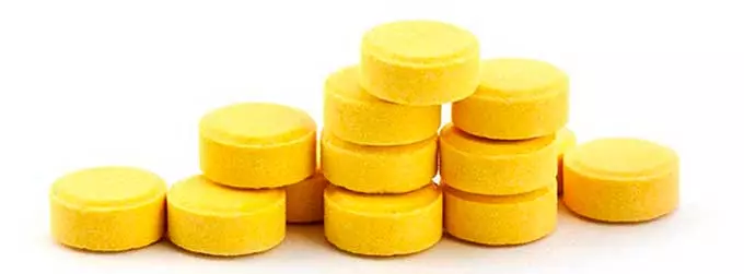 желтые таблетки