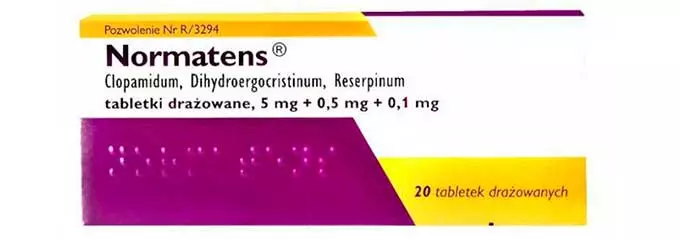 Показание к назначению лекарства упаковка норматенса