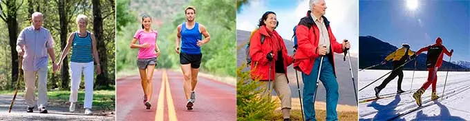 Оздоровительные виды пеших прогулок для людей с проблемным давлением виды лечебных прогулок