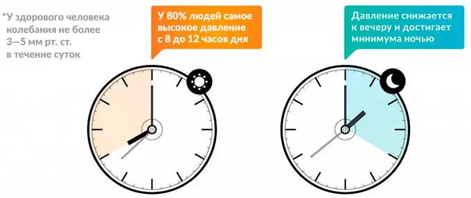 Когда нужно принимать гипотензивные средства? Как меняется давление утром и вечером