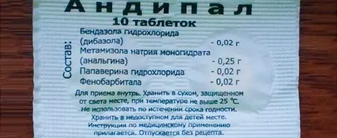 Состав Андипала