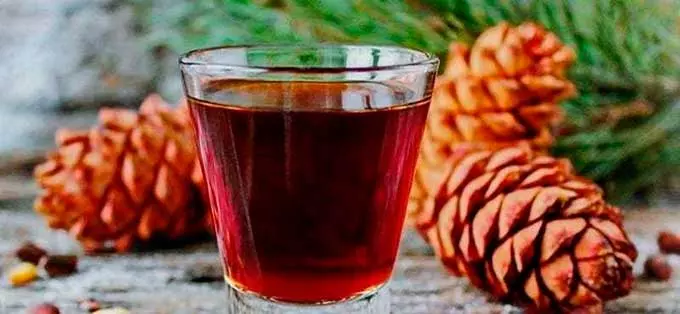 Напиток из хвои, лука и шиповника