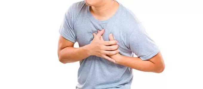 Особенности клинической симптоматики Боль в грудине на уровне сердца