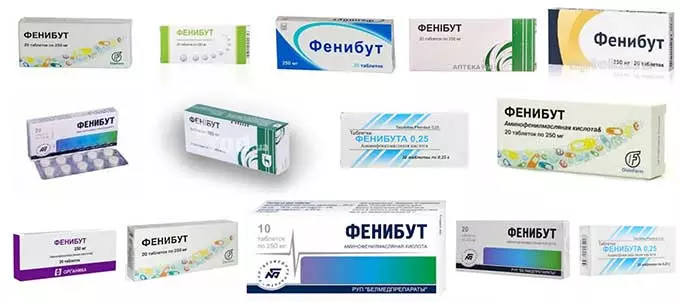 Фармакологические свойства препарата Фенибут Препарат Фенибут