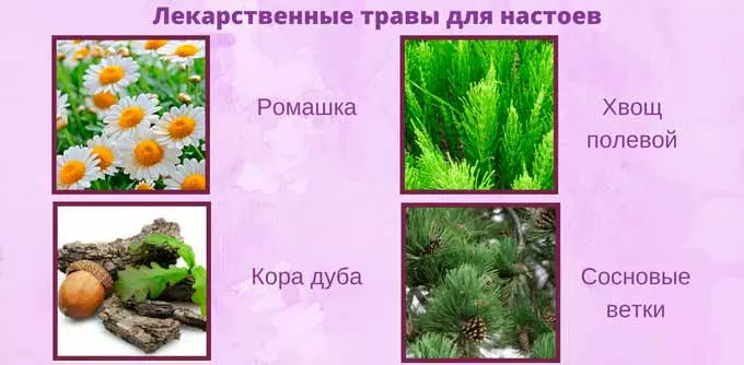 Травы от потливости